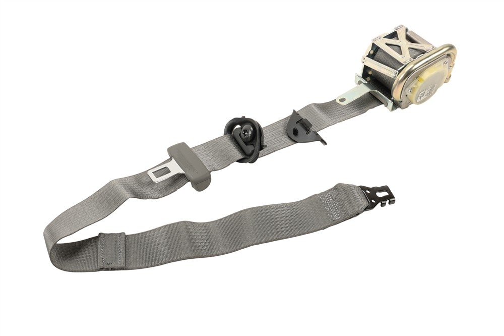 GM Genuine Parts Dark Titanium Driver Seat Belt with Retractor and Pre-Tensioner