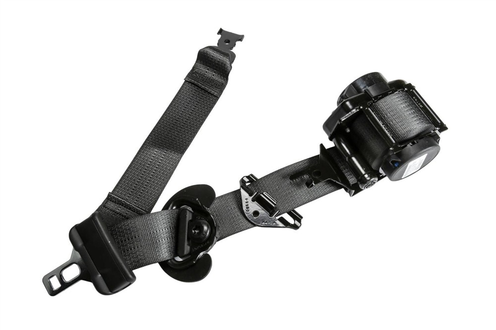 GM Genuine Parts Jet Black Driver Seat Belt with Retractor and Pre-Tensioner