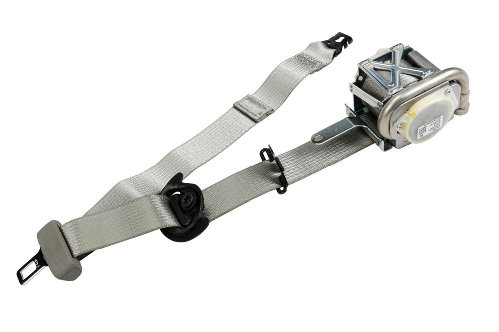 GM Genuine Parts Medium Titanium Passenger Seat Belt with Retractor and Pre-Tensioner