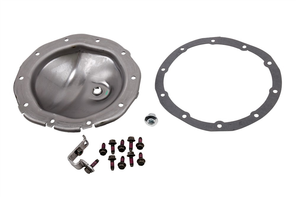 GM Genuine Parts Rear Axle Housing Cover Kit with Plug, Brackets, Gasket, and Bolt