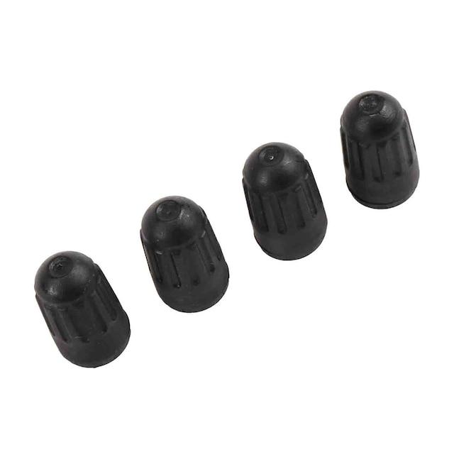 GM Genuine Parts Tire Pressure Monitoring System Valve Stem Caps in Black 4-Pack