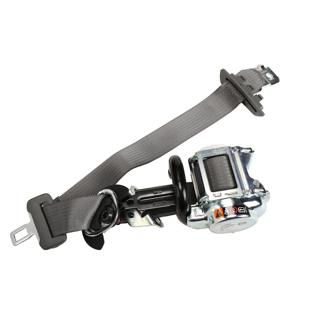 GM Genuine Parts Dark Ash Gray Driver Seat Belt with Retractor and Pre-Tensioner
