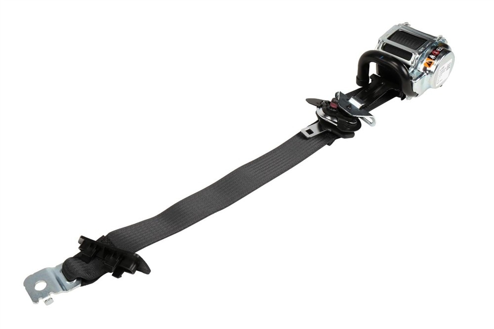GM Genuine Parts Jet Black Passenger Seat Belt with Retractor and Pre-Tensioner