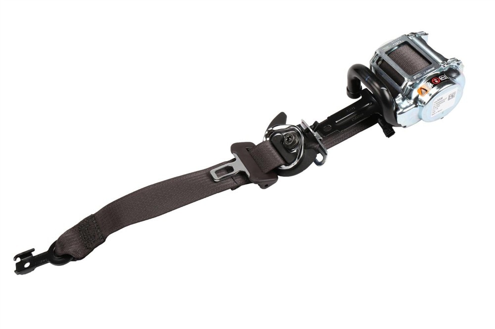 GM Genuine Parts Cocoa Passenger Seat Belt with Retractor and Pre-Tensioner