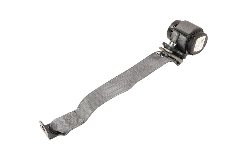 GM Genuine Parts Gray Rear Passenger Side Seat Belt with Retractor