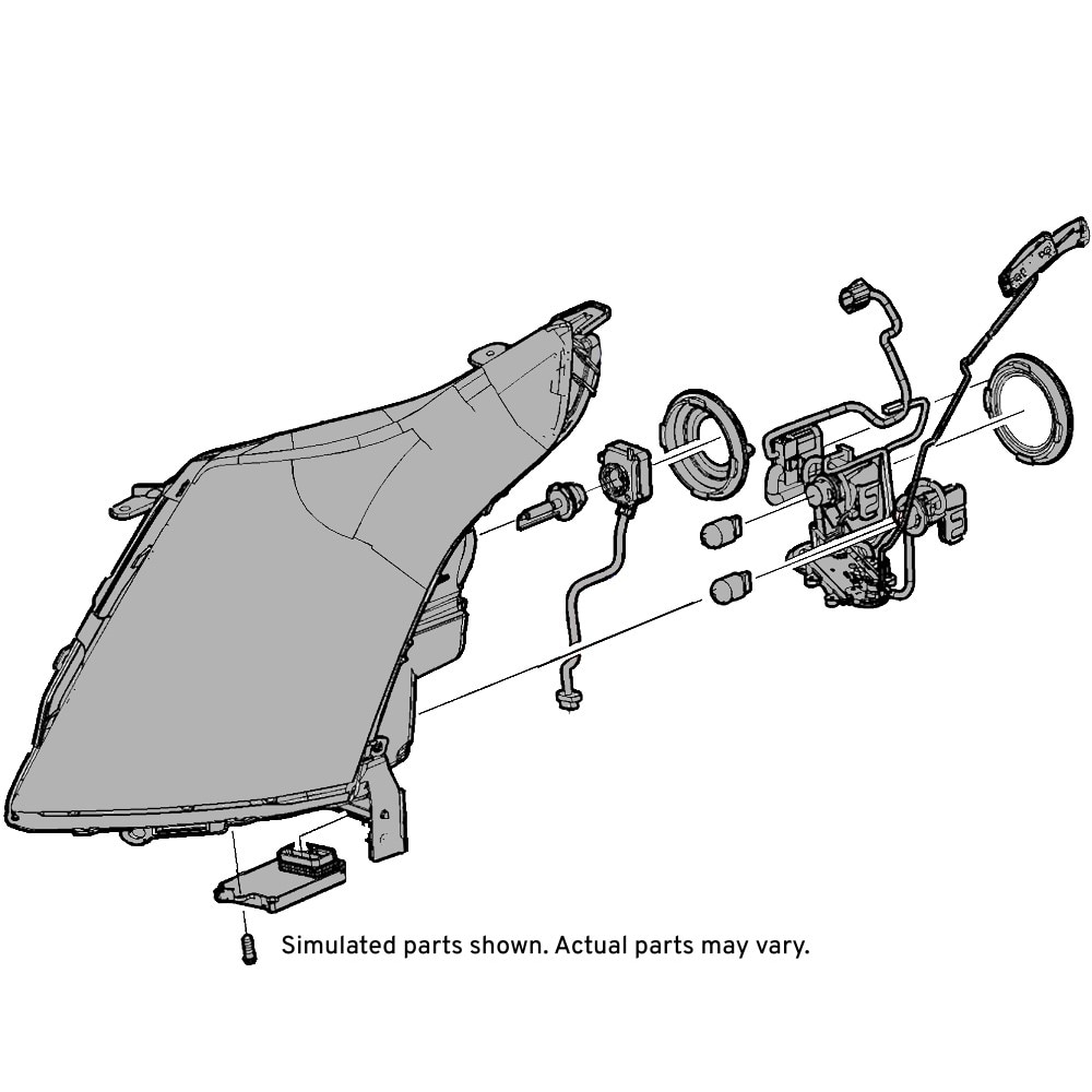 GM Genuine Parts Driver Side Headlamp Assembly