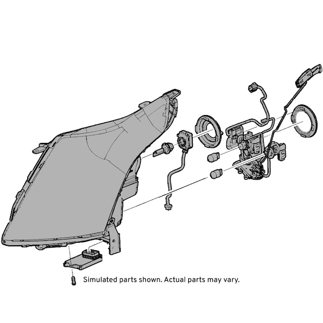 GM Genuine Parts Driver Side Headlamp Assembly