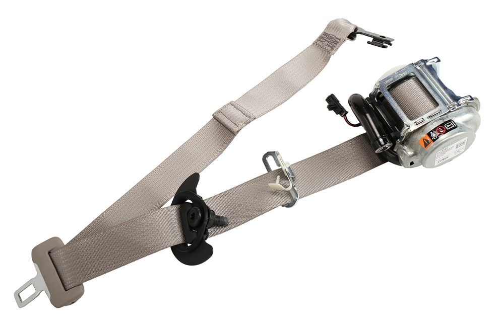 GM Genuine Parts Dark Atmosphere Passenger Seat Belt with Retractor and Pre-Tensioner