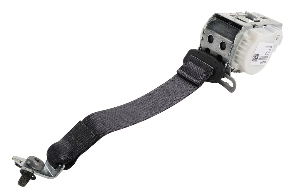 GM Genuine Parts Jet Black Rear Passenger Side Seat Belt with Retractor