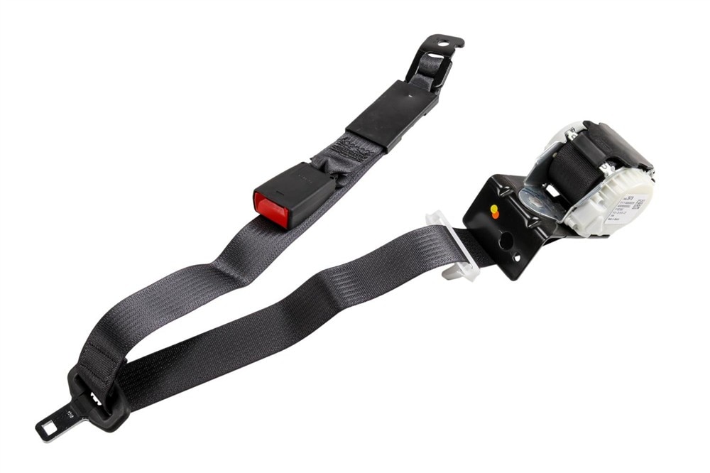 GM Genuine Parts Jet Black Rear Center Seat Belt with Retractor