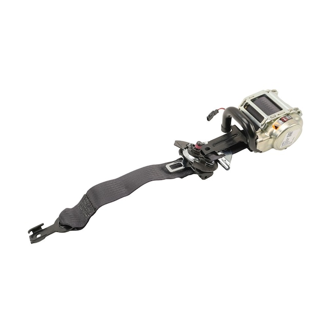 GM Genuine Parts Black Passenger Seat Belt with Retractor and Pre-Tensioner