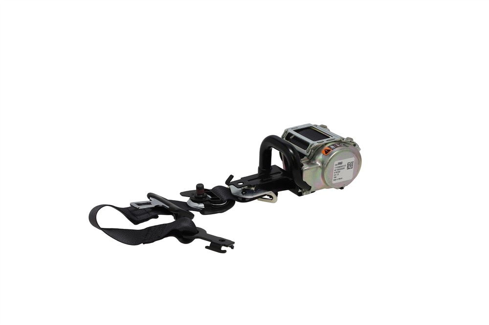 GM Genuine Parts Jet Black Passenger Seat Belt with Retractor and Pre-Tensioner