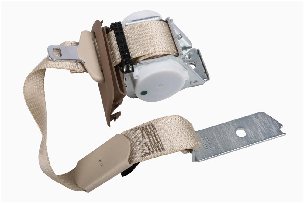 GM Genuine Parts Cashmere Rear Center Seat Belt with Retractor and Pre-Tensioner