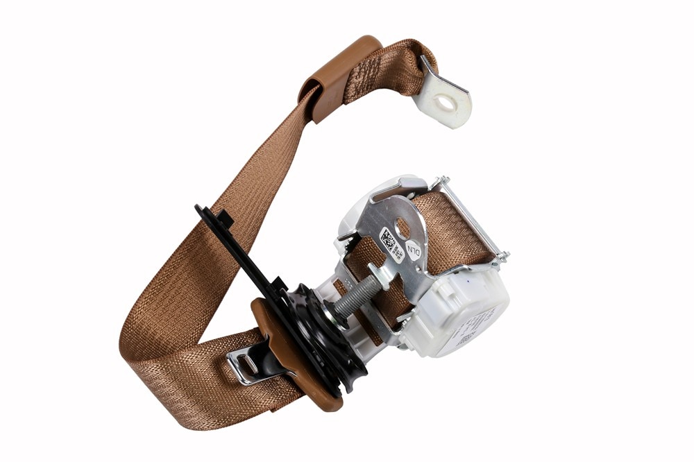 GM Genuine Parts Choccachino Rear Driver Side Seat Belt with Retractor