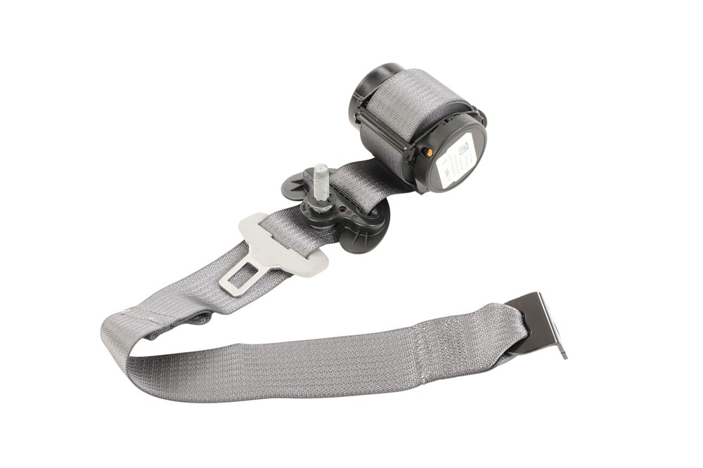 GM Genuine Parts Dark Ash Gray Rear Driver Side Seat Retractor Side Belt