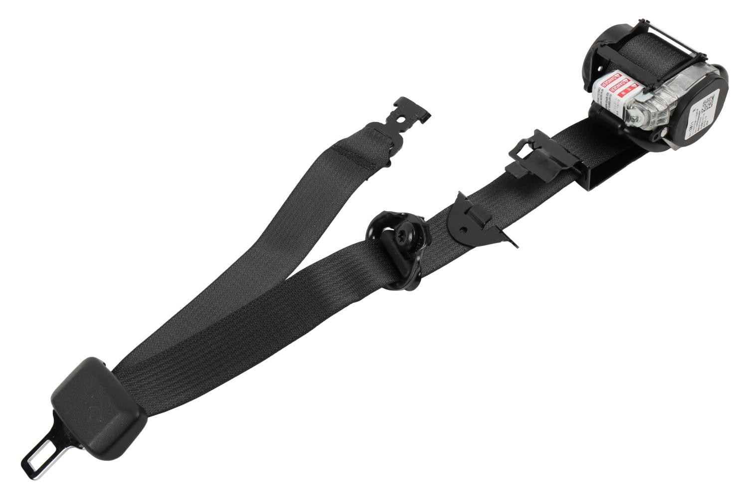 GM Genuine Parts Black Retractor Side Passenger Seat Belt Kit with Pre-Tensioner
