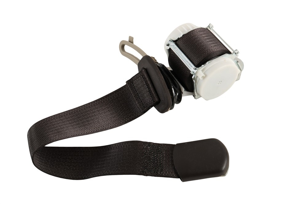 GM Genuine Parts Cocoa Rear Driver Side Seat Belt with Retractor