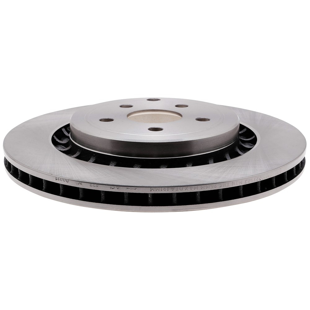 ACDelco Silver Non-Coated Front Disc Brake Rotor