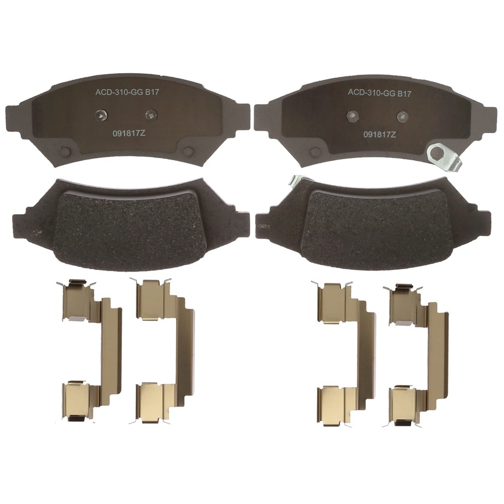 ACDelco Silver Ceramic Front Disc Brake Pad Set