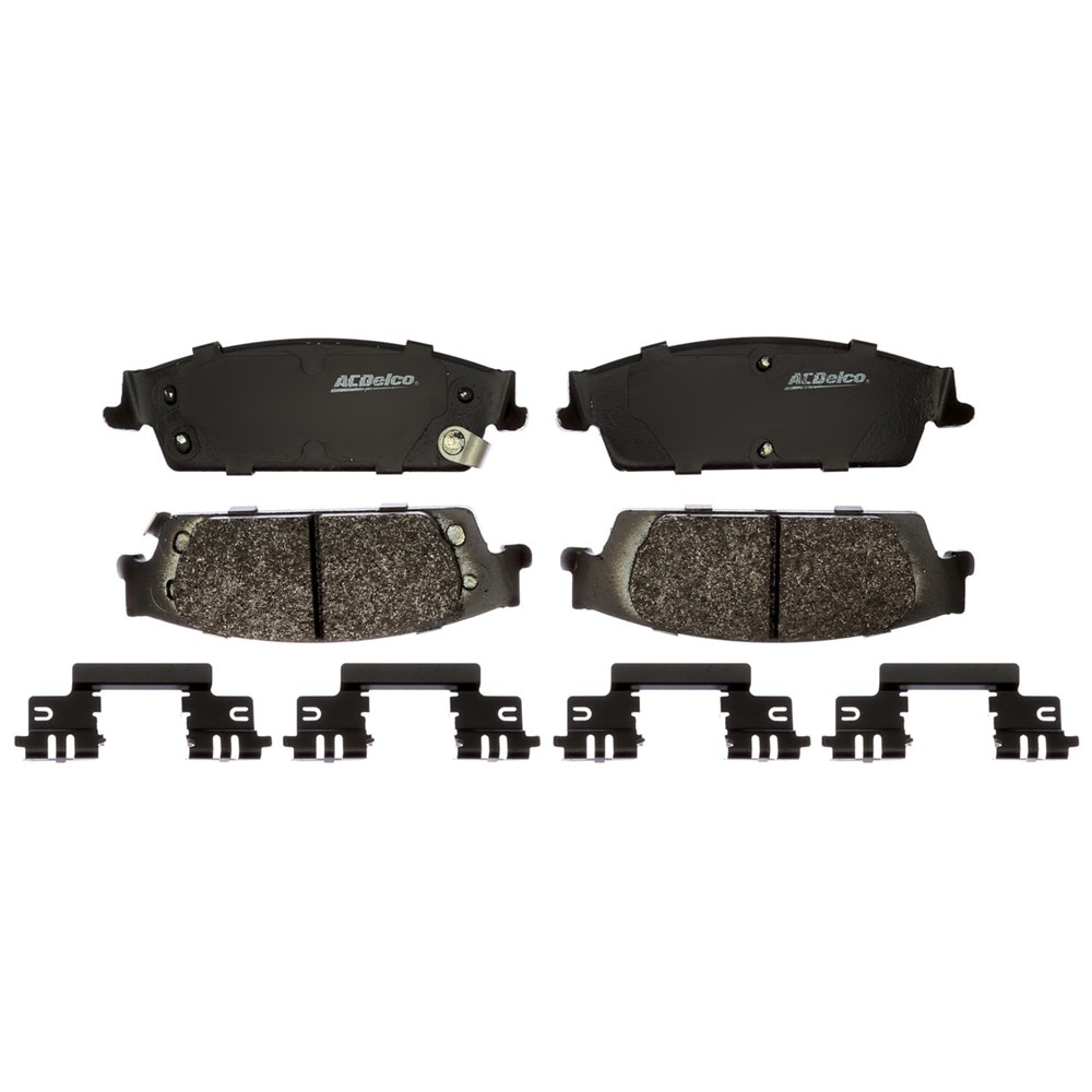 ACDelco Gold Enhanced Performance Semi-Metallic Rear Disc Brake Pad Set (Police)