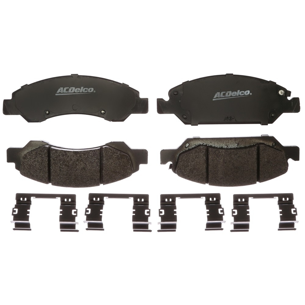 ACDelco Gold Enhanced Performance Semi-Metallic Front Disc Brake Pad Set (Police)