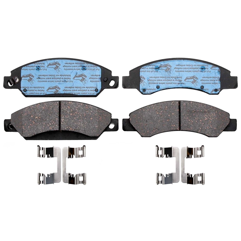 ACDelco Gold Enhanced Performance Semi-Metallic Front Disc Brake Pad Set (Police)
