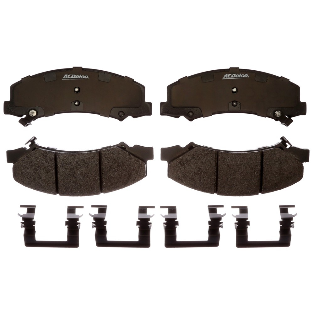 ACDelco Gold Enhanced Performance Semi-Metallic Front Disc Brake Pad Set (Police)