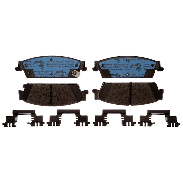 ACDelco Gold Enhanced Performance Semi-Metallic Rear Disc Brake Pad Set (Police)