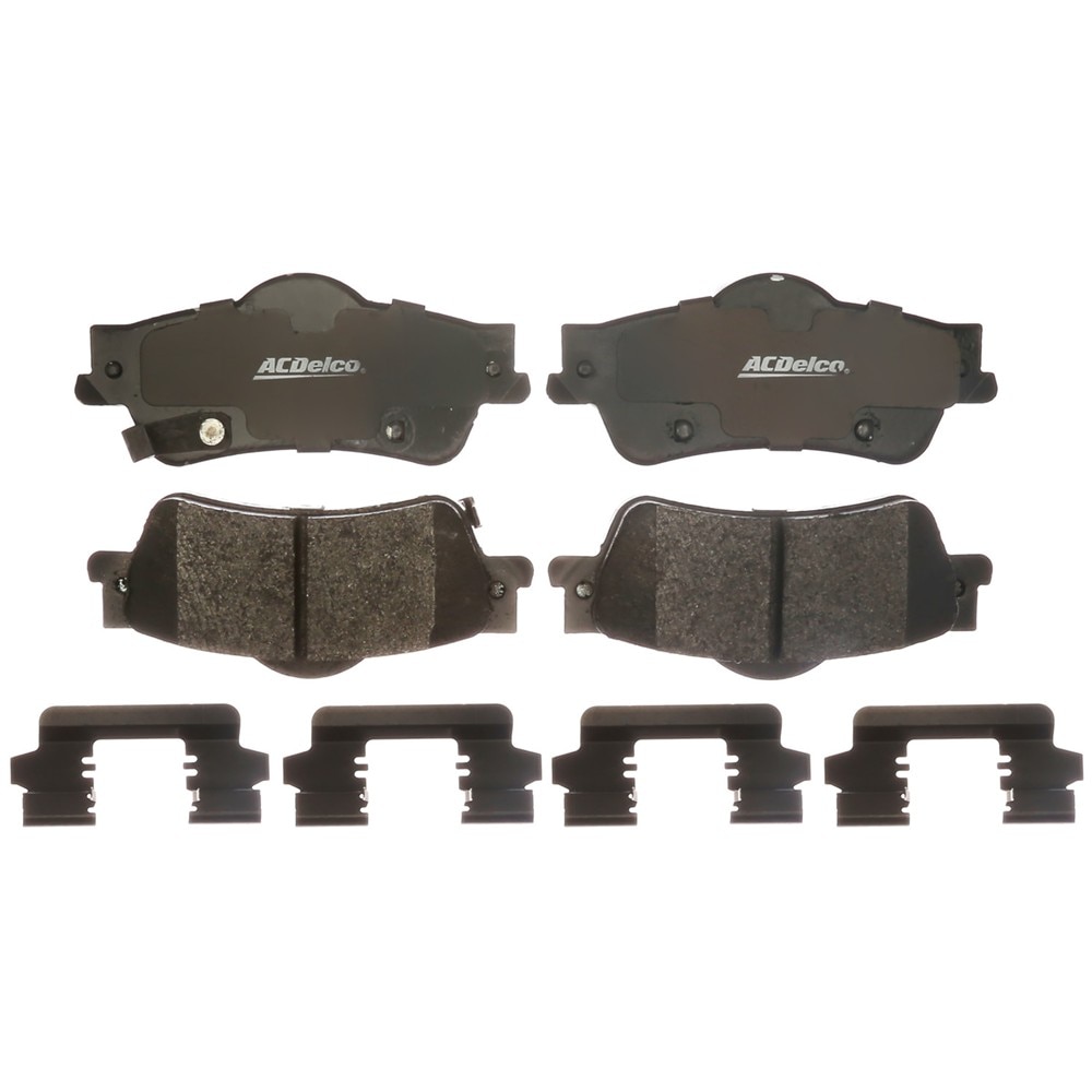 ACDelco Gold Enhanced Performance Semi-Metallic Rear Disc Brake Pad Set (Police)