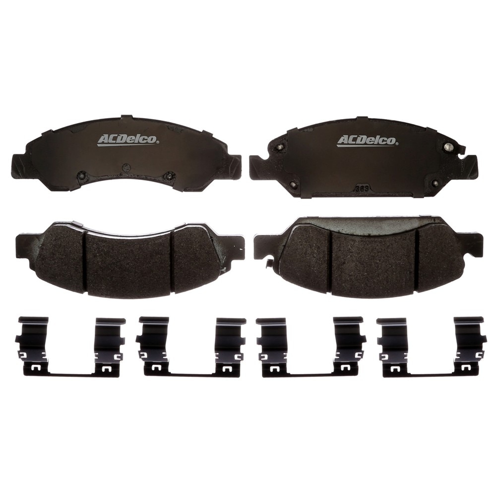 ACDelco Gold Enhanced Performance Semi-Metallic Front Disc Brake Pad Set (Police)