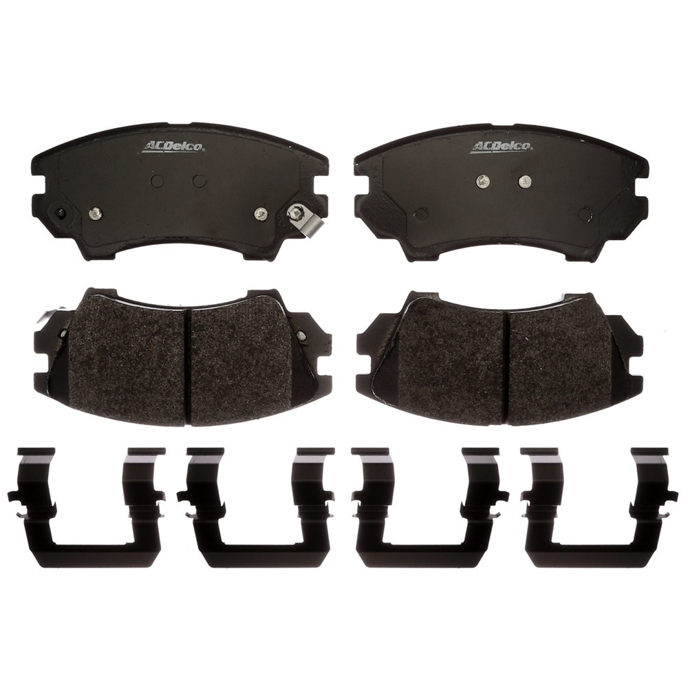 ACDelco Gold Enhanced Performance Semi-Metallic Front Disc Brake Pad Set (Police)