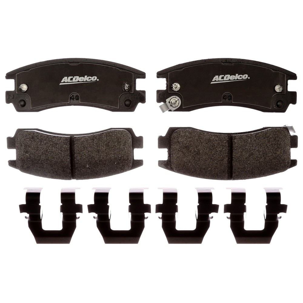 ACDelco Gold Enhanced Performance Semi-Metallic Rear Disc Brake Pad Set (Police)