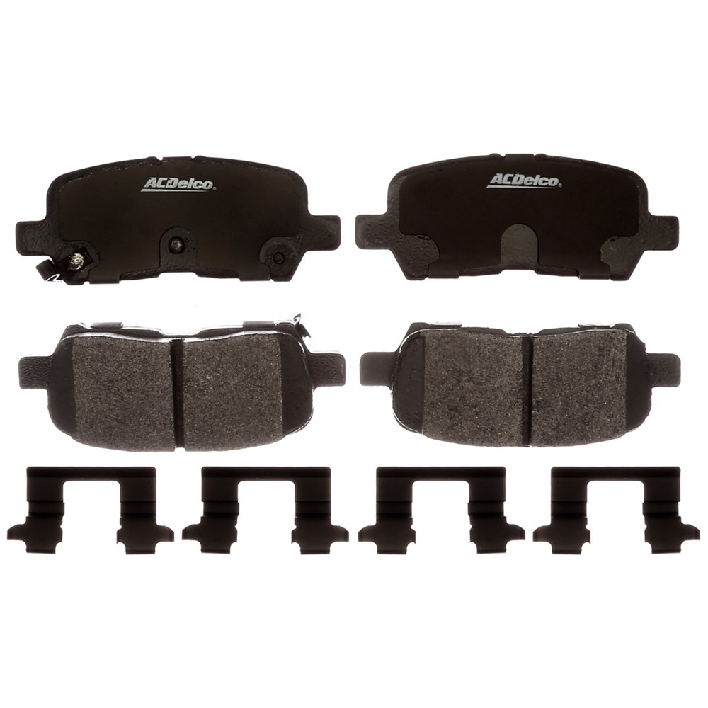 ACDelco Gold Enhanced Performance Semi-Metallic Rear Disc Brake Pad Set (Police)