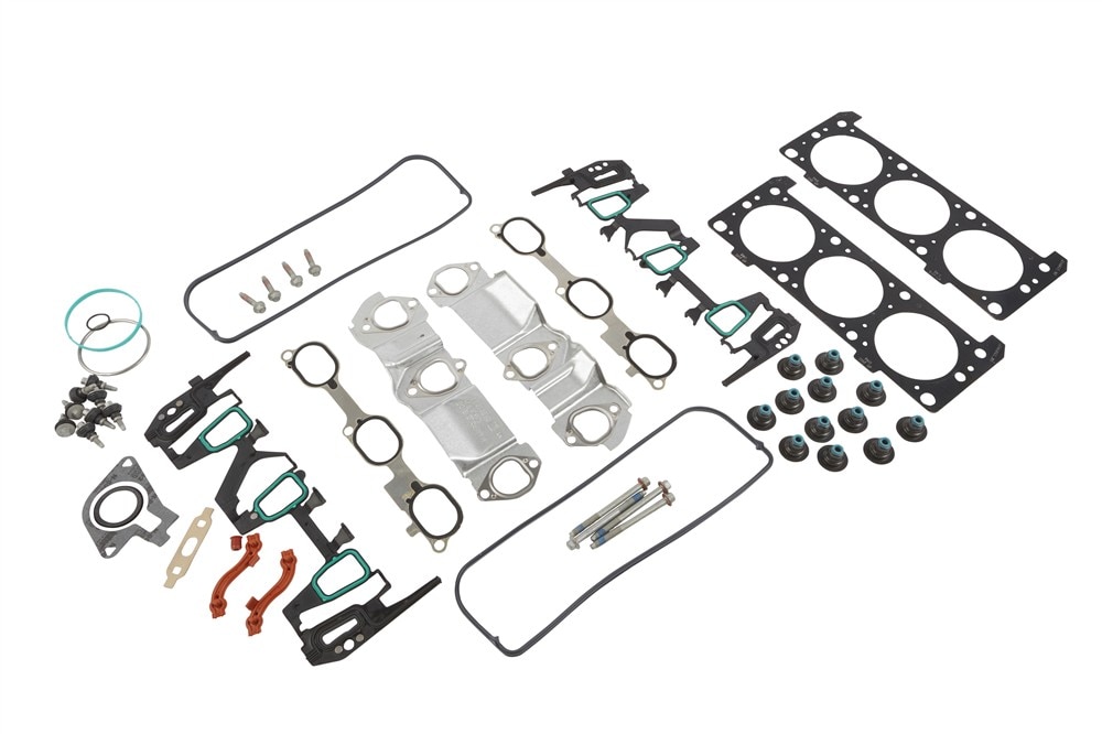GM Genuine Parts Cylinder Head Gasket Kit with Gaskets, Seals, and Bolts