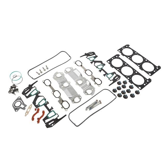 GM Genuine Parts Cylinder Head Gasket Kit with Gaskets, Seals, and Bolts