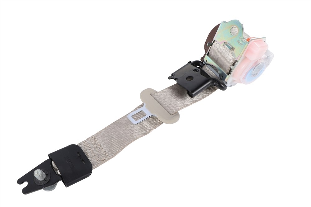 GM Genuine Parts Shale Rear Passenger Side Seat Belt with Retractor