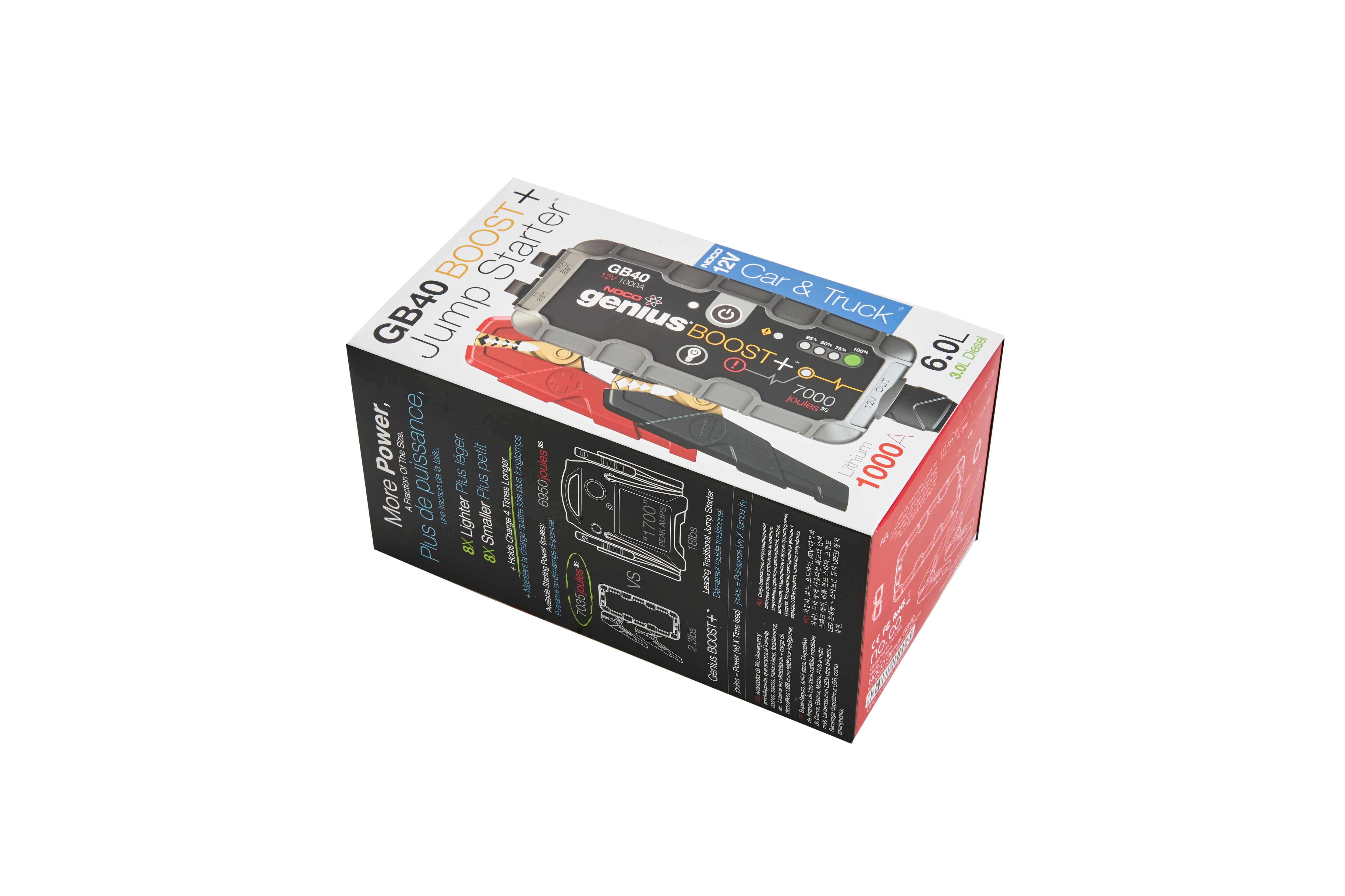 Chevrolet GB40 Boost Plus 1,000-Amp Battery Jump Starter by NOCO