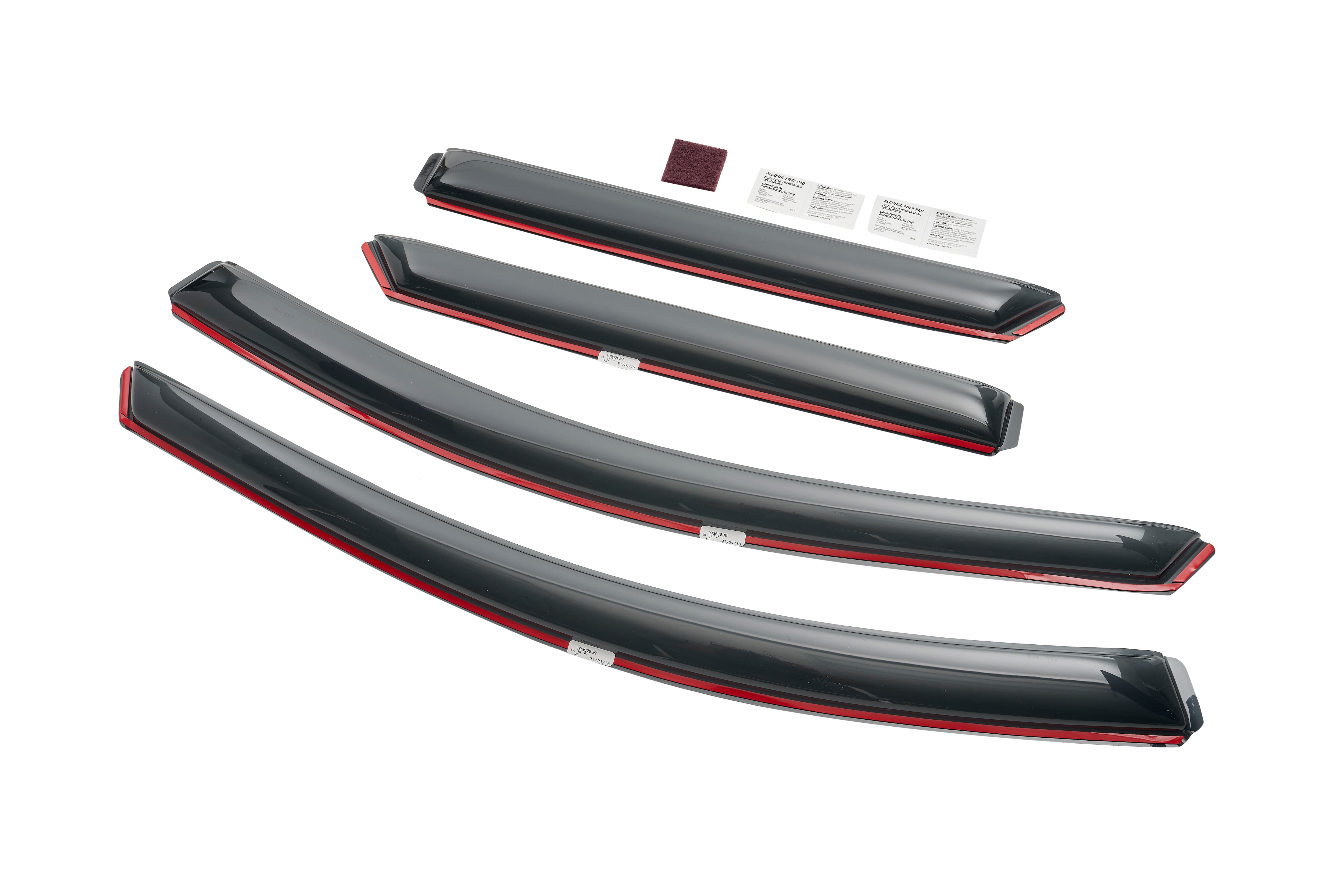 Cadillac Front and Rear In-Channel Side Door Window Weather