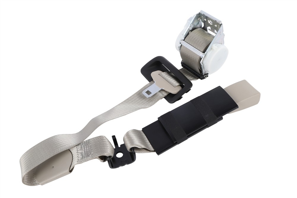GM Genuine Parts Shale Retractor Side Center Rear Seat Belt Kit