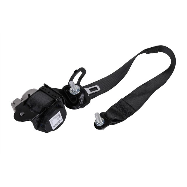 GM Genuine Parts Black Rear Driver Side Seat Belt with Retractor