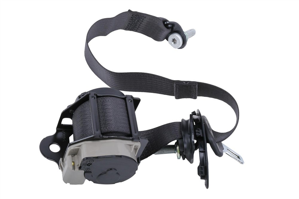 GM Genuine Parts Black Rear Driver Side Seat Belt with Retractor