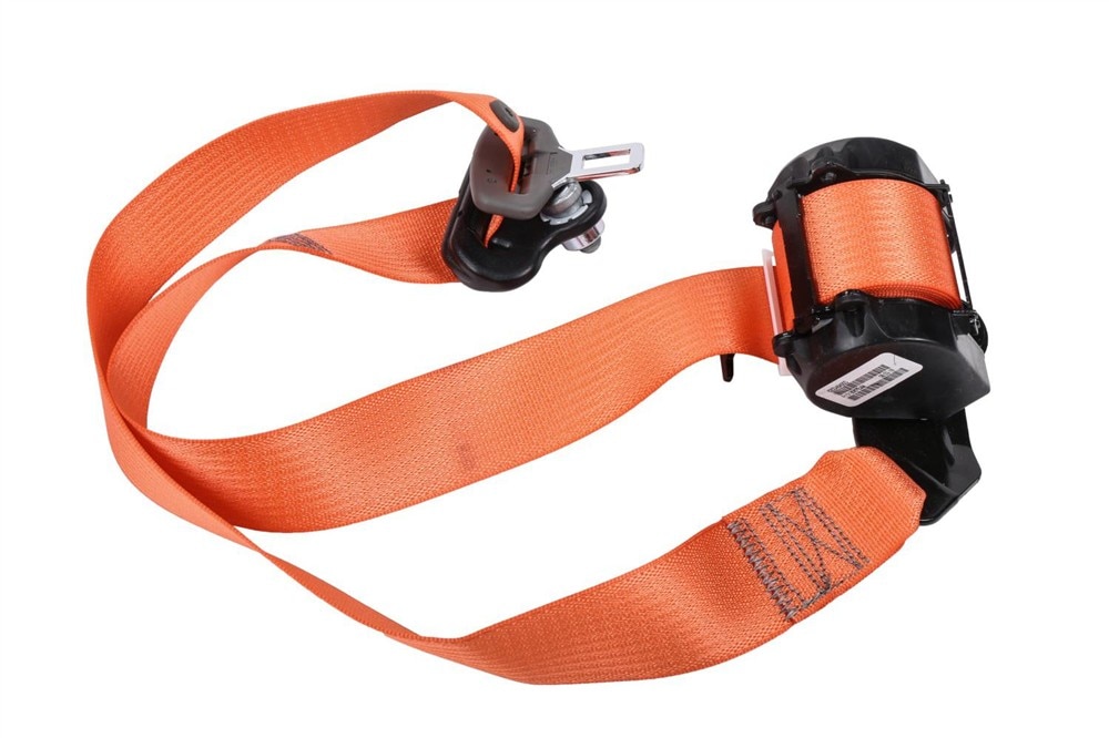GM Genuine Parts Orange Passenger Seat Belt with Retractor