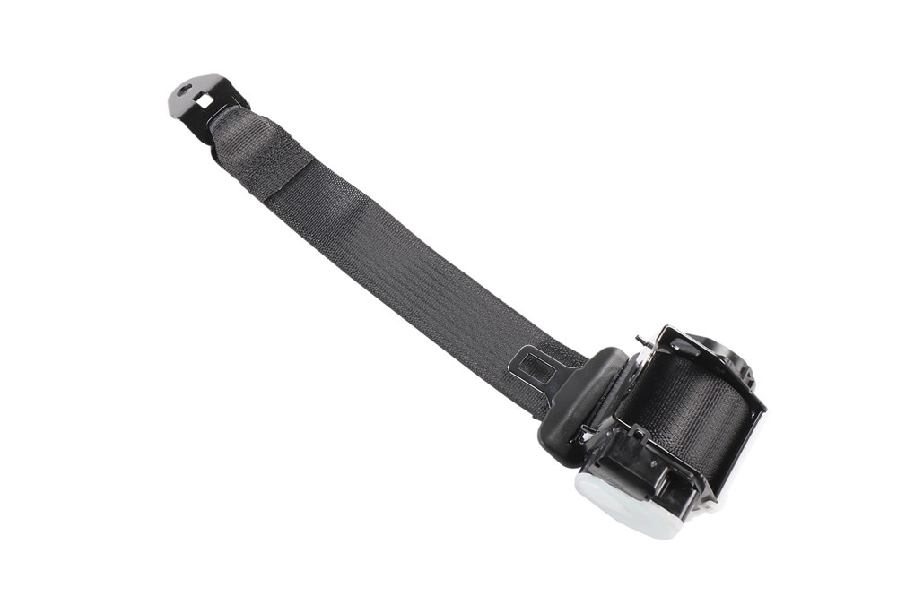 GM Genuine Parts Black Retractor Side Center Rear Seat Belt Kit