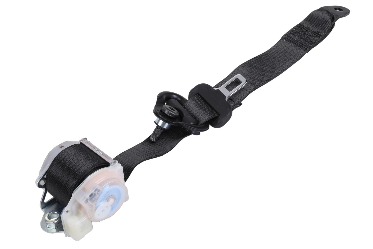 GM Genuine Parts Black Rear Passenger Side Seat Belt with Retractor