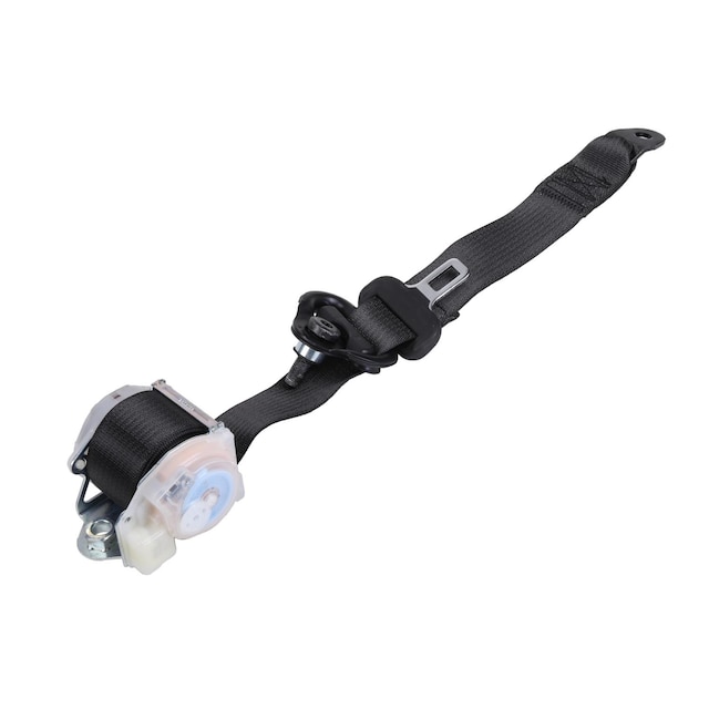 GM Genuine Parts Black Rear Passenger Side Seat Belt with Retractor