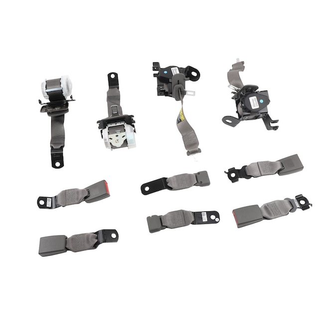 GM Genuine Parts Pewter Complete 5th Row Seat Belt Kit