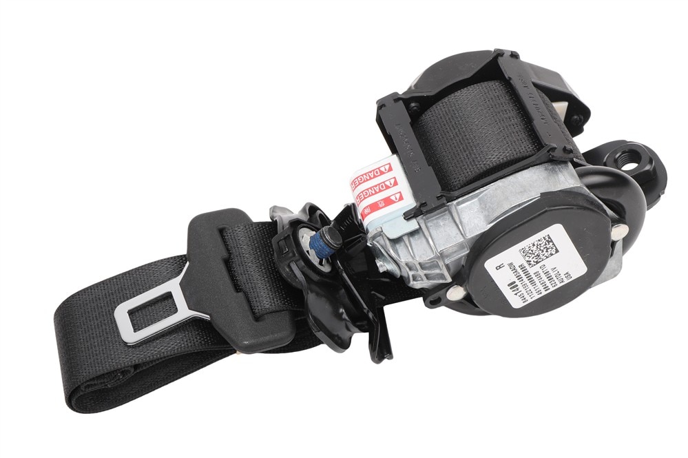 GM Genuine Parts Black Passenger Seat Belt with Pre-Tensioner