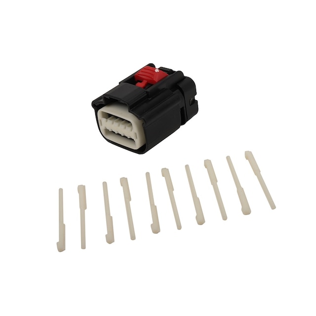 GM Genuine Parts Black 10-Way Wiring Harness Connector Kit Female without Leads
