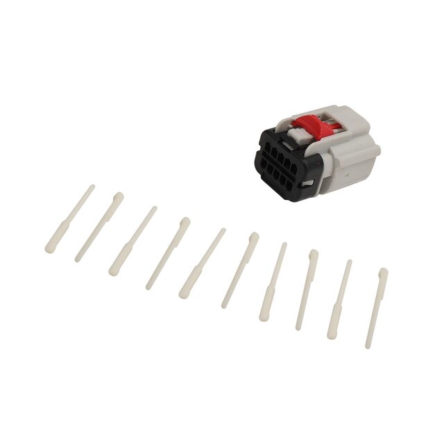 GM Genuine Parts Black 10-Way Wiring Harness Connector Kit Female without Leads