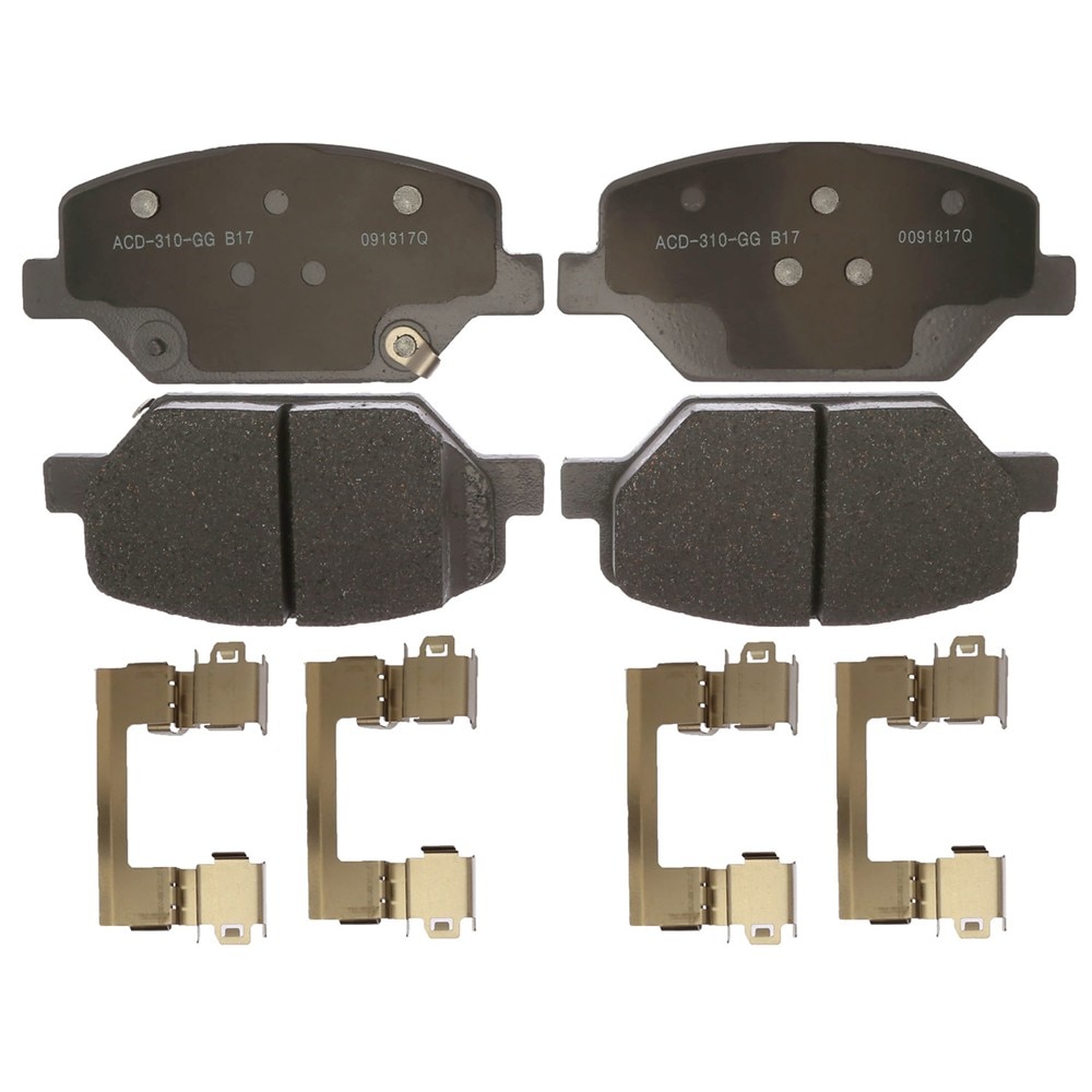ACDelco Silver Ceramic Front Disc Brake Pad Set